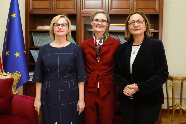Bushka dhe Çupi takim me Nancy VanHorn! Ambasada amerikane: U theksua rëndësia e institucioneve të pavarura