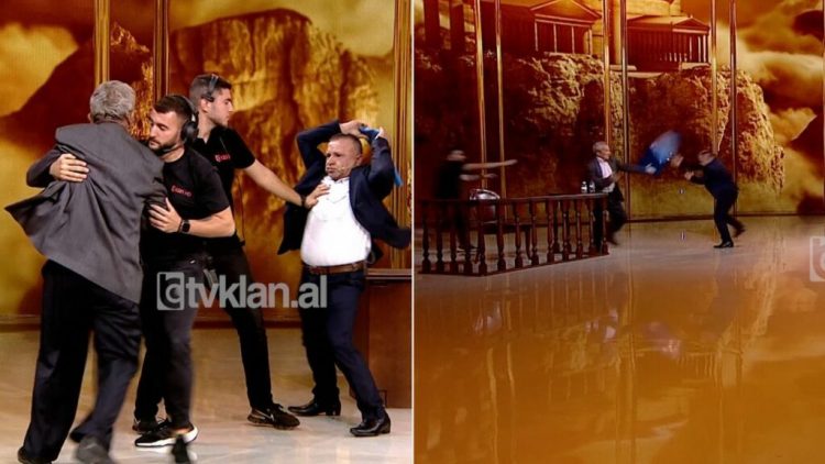 “Më ke kërcënuar me jetë!”/ Dy burrat kacafyten mes tyre, Gjoni godet huadhënësin