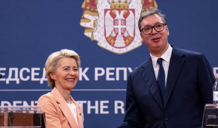 Vuçiç takon Von der Leyen: Avokimi për një Serbi evropiane, shumë i rëndësishëm