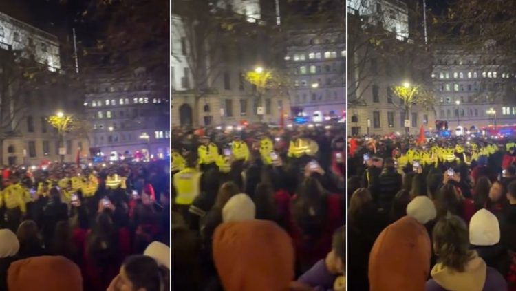 Londër/ Policia nuk lejon shqiptarët të festojnë 28-29 Nëntorin