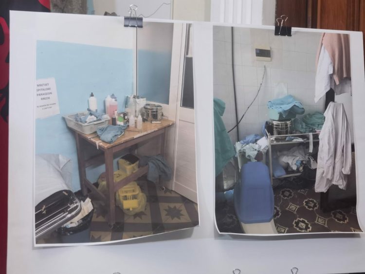 FOTO/ Vokshi refuzoi dëshminë me “PowerPoint” të Ilir Beqajt, ish-ministri çon në Kuvend pamjet e printuara