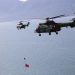 Dita e Pavarësisë/ Helikopterët e FA-së dhurojnë spektakël në qiell, valëvisin flamurin kuqezi në Gjirin e Vlorës