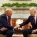 Donald Trump takon në Shtëpinë e Bardhë Joe Biden