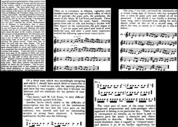 The Musical Times (1926) / “Zbulova dy lloje muzike në Shqipëri…”, udhëtimi i Paul Edmonds në Elbasan, njohja me Lef Nosin dhe transkriptimi i muzikës cigane
