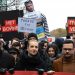 Kundërshtarët e Putinit protestojnë në Berlin kundër luftës në Ukrainë