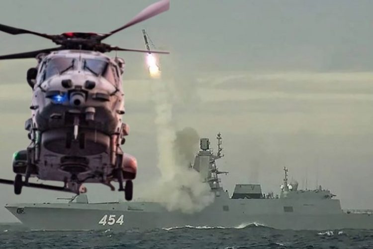 Anija ruse qëllon të shtëna paralajmëruese drejt helikopterit gjerman