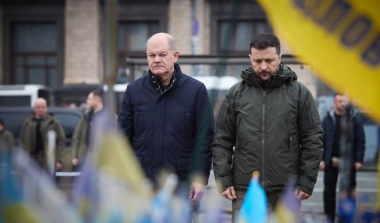 Kancelari gjerman Olaf Scholz viziton Ukrainën