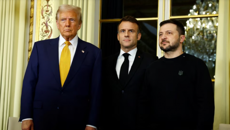 Zelensky takohet me Trumpin dhe Macronin në Paris 