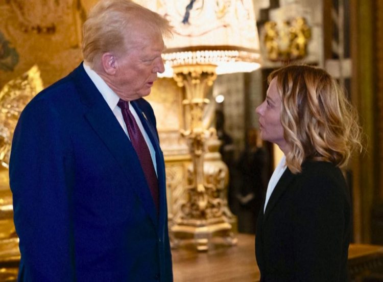 Meloni vizitë të papritur në rezidencën e Trumpit