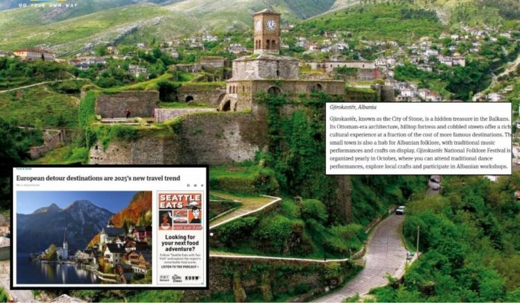 “Seattle Times”: Gjirokastra, destinacioni trend për vitin 2025