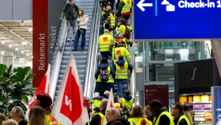 Grevë e papritur në aeroportet e Gjermanisë, anulohen qindra fluturime