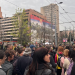 Studentët protestues në Serbi përdorin narrativin shtetëror për bombardimet e NATO-s