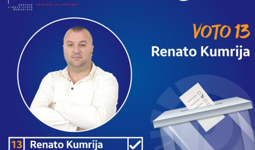 Renato Kumrija u hoq nga lista për Elbasanin, Partia Demokratike tregon arsyen