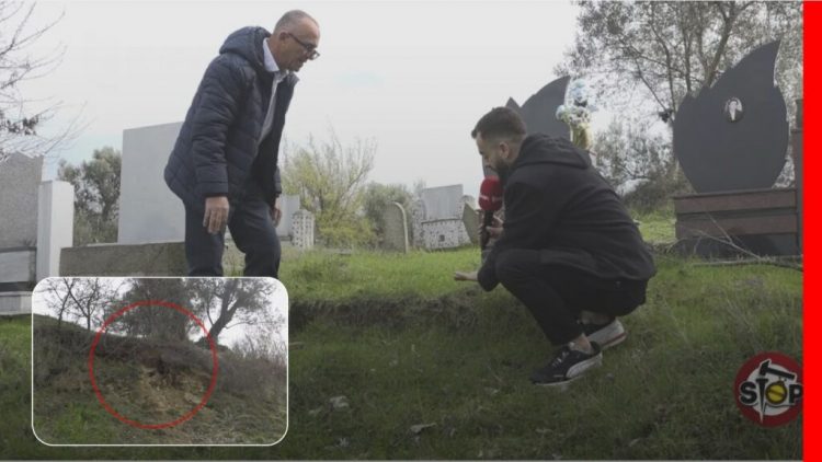 “Po dalin eshtrat në sipërfaqe”, qytetari në Tiranë flet për rrëshqitjen e varrezave