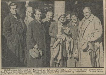 Dagbladet (1932) / Shfaqjet e Faustit dhe Mefistos në Oslo — Intervista me Aleksandër Moisiun në Norvegji