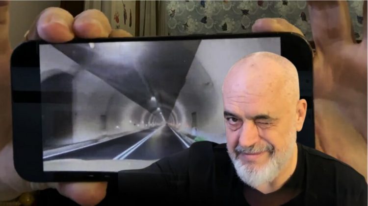 “Syri i keq më në fund plasi”, Rama publikon pamjet: Nesër dorëzohet Tuneli i Murrizit!