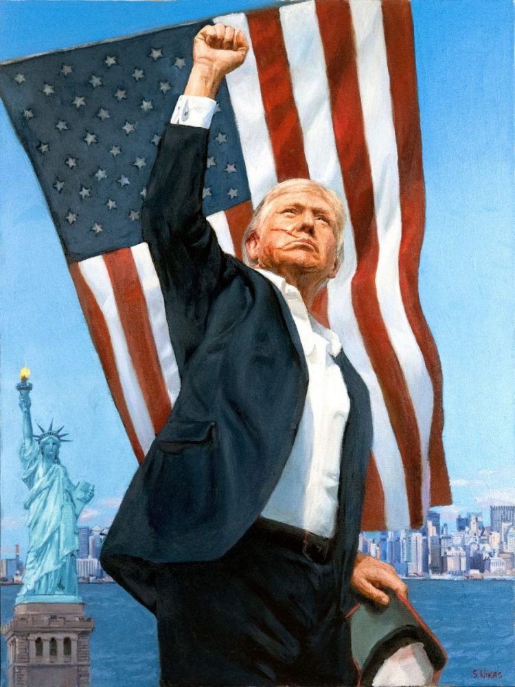 Zbulohet piktura që Putin i dhuroi Trump-it