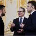 Zelensky takohet me Macron dhe Starmer pas funeralit të Papa Françeskut