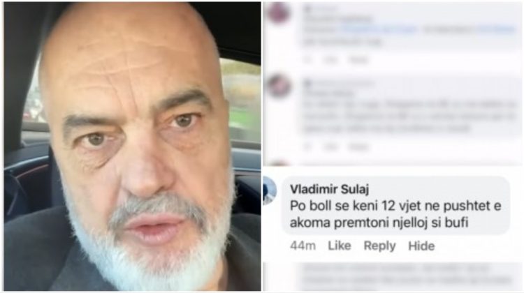 “Keni 12 vite në pushtet dhe premtoni njësoj si …”, Rama i përgjigjet komentuesit: Unë bëj ato që them dhe them ato që bëj!