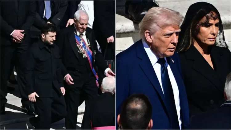 Trump dhe Zelensky takim para ceremonisë së funeralit të Papa Françeskut!