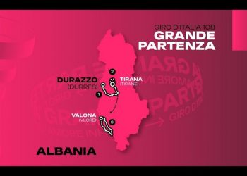 Giro d’Italia në Shqipëri, publikohet agjenda e 3 etapave të garës sportive