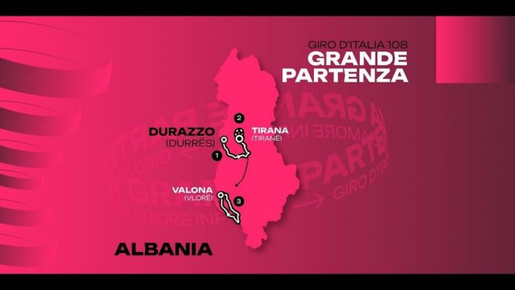 Giro d’Italia në Shqipëri, publikohet agjenda e 3 etapave të garës sportive