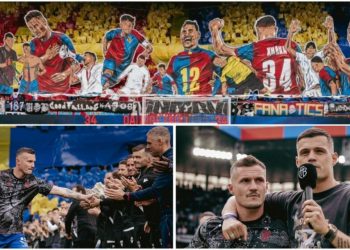 Taulant Xhaka tërhiqet nga futbolli, tifozët i kushtojnë koreografi të veçantë