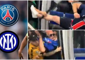 VIDEO/ Sherr para finales PSG-Inter, tifozët konfliktohet në një metro në Mynih