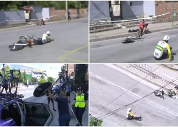 Incidenti në “Giro d’Italia”, rrëzohet çiklisti australian