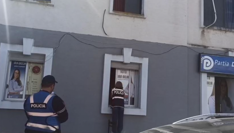 Vodhi në zyrën elektorale të PD-së në Cërrik, policia arreston 36-vjeçarin