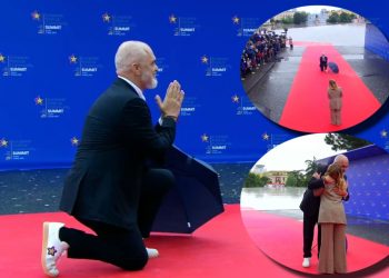 Rama i ulet në gjunjë/ Kryeministrja Meloni: E bën vetëm që të jetë i gjatë sa unë