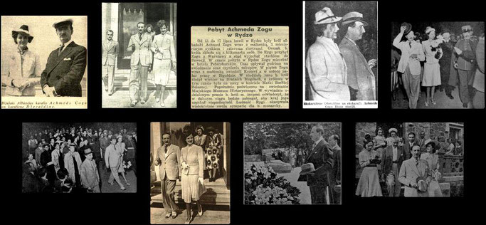 Nasze Zycie  1939   Qëndrimi i Ahmet Zogut dhe familjes mbretërore shqiptare në Riga