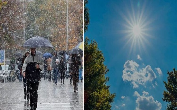 ‘Kapriçot’ e motit / Rrebeshe shiu dhe temperatura të larta gjatë javës