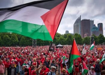Protestë në Hagë për Gazën: Qeveria holandeze të reagojë! Ndalni fushatën e Izraelit