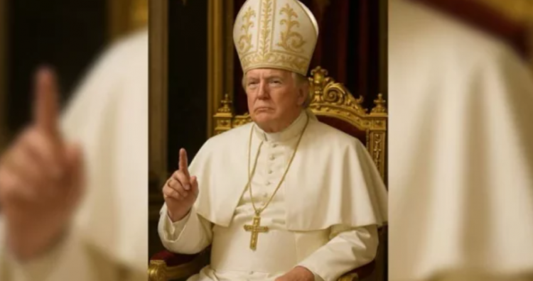 Shtëpia e Bardhë publikon foton, Donald Trump i veshur si Papë