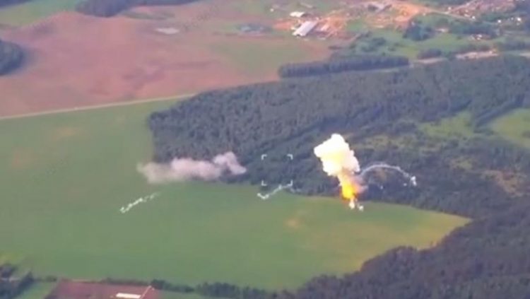 Ukraina godet bazën raketore të Rusisë