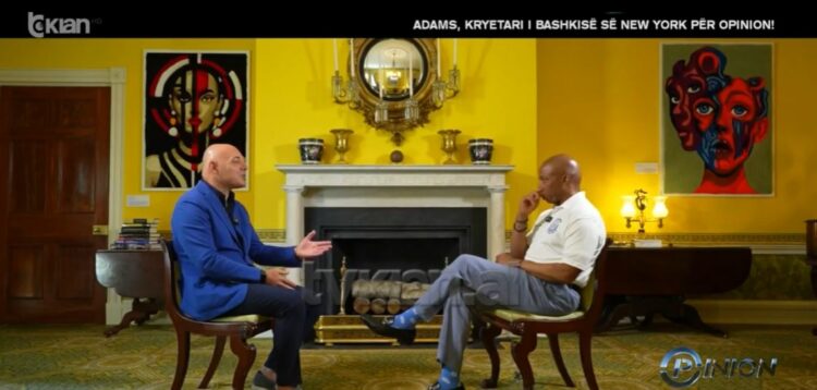 Eric Adams intervistë për Opinion: Mezi pres të vij në Shqipëri!