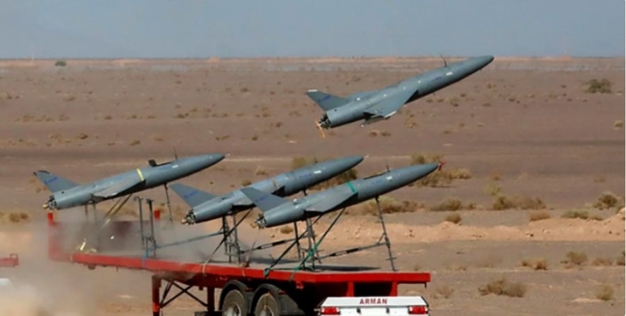 Kundërpërgjigjet Irani  lëshon 100 dronë drejt Izraelit