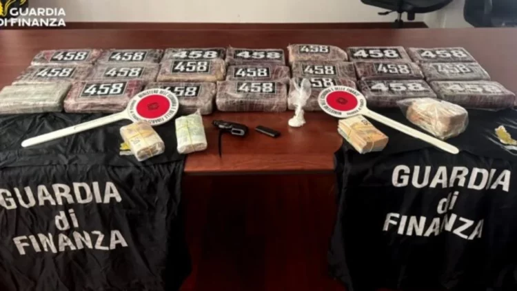 Mbi dy milionë euro kokainë dhe një armë, arrestohet shqiptari në Itali