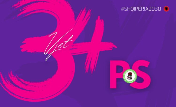 34 vjet PS, socialistët festojnë nesër në selinë rozë