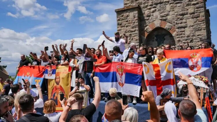 Incidente të vogla gjatë festimit të Vidovdanit në Gazimestan