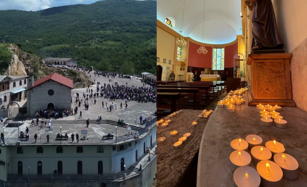 Festa e Shna Ndout  mijëra pelegrinë në Kishën e Laçit