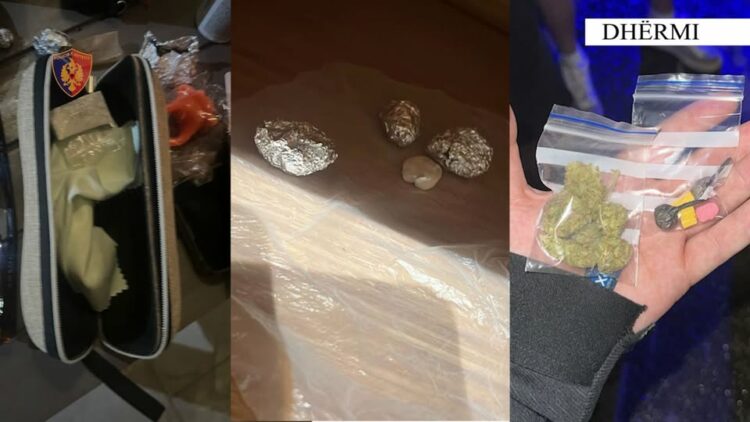 Dhërmi/Sekuestrohen kanabis, kokainë dhe tableta ekstazi, në pranga dy të huaj