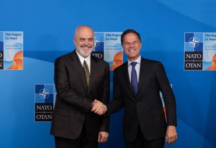 Samiti në Hagë, Rama takon Sekretarin e Përgjithshëm të NATO-s Mark Rutte