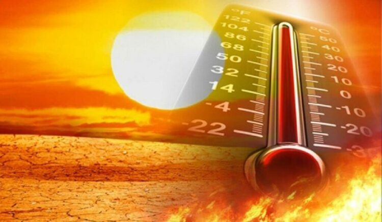 Fundjavë e nxehtë me temperatura mbi 37 °C