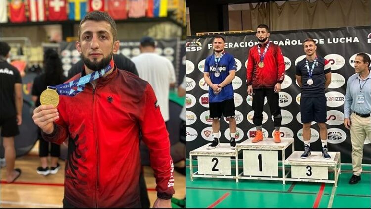 Islam Dudaev fiton medaljen e artë për Shqipërinë në mundje