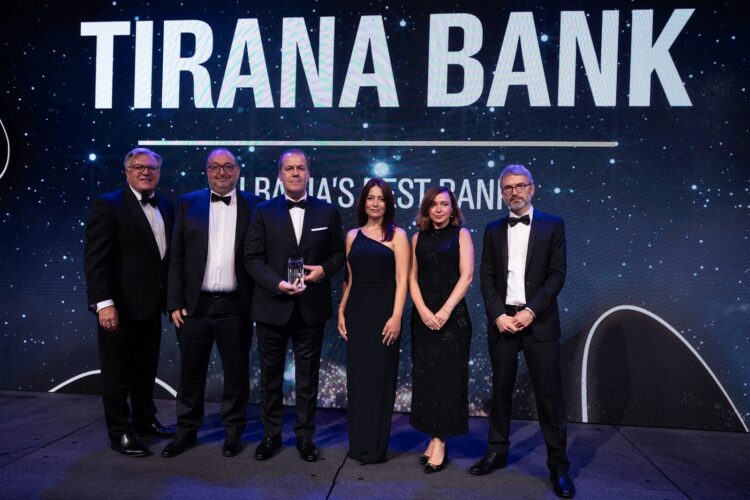 Tirana Bank shpallet “Banka më e Mirë në Shqipëri” për vitin 2025 nga Euromoney