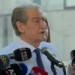 Berisha paraqitet në SPAK, lexon para mediave mesazhin që la aty për Altin Dumanin
