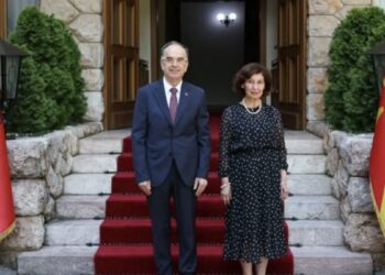 Begaj vizitë në Ohër, takim me presidenten Siljanovska-Davkova