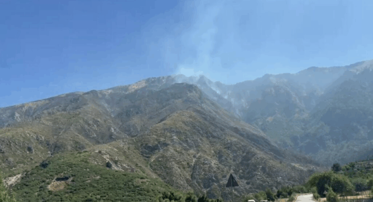 Flakët rrezikojnë Parkun e Llogarasë/ Nuk ndalet zjarri në Dukat